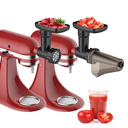 InnoMoon Fruit & Vegetable Strainer Attachment for KitchenAid Stand Mixer - Black