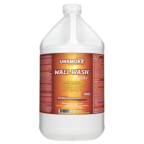 Unsmoke Wall Wash Degreaser & Smoke Damage Cleaner - 128 Fl Oz