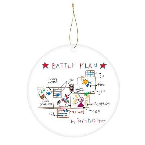 Home Alone Christmas Decorations, Funny Christmas Tree Ornaments, Home Alone Merch Gifts, Cute Holiday Wall Hanging Decor Party Supplies, White Elephant Gifts Stocking Stuffer