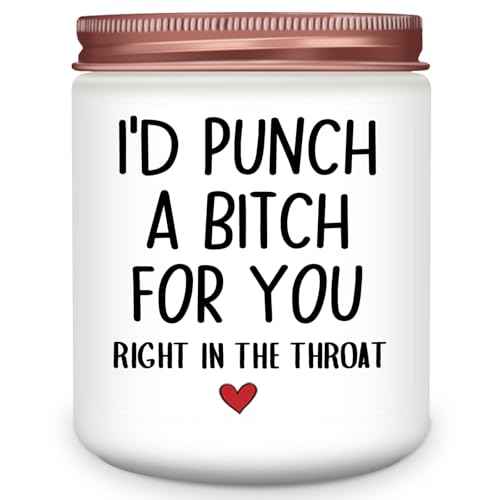 Homsolver Birthday Gifts for Women, Mothers Day, Best Friend Birthday Christmas Gifts for Women, Mom, Friend, Bestie, Sister, BFF, Her, Unique Friendship Lavender Candles Gift Idea