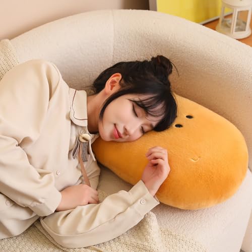 Large Potato Plush Pillow, Stuffed Food Potato Plush Toy Birthday Xmas Gift for Kids Boys Girls (19.6inch)