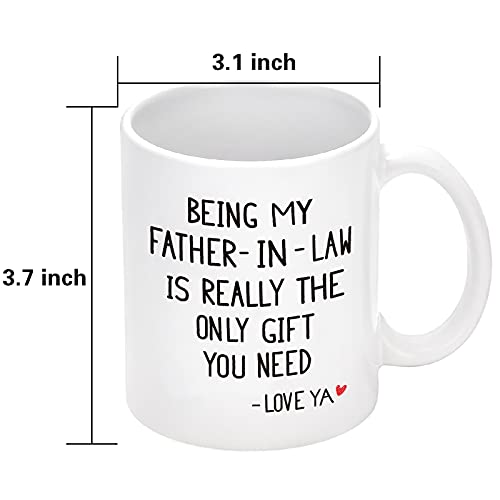 Being My Father-in-law Coffee Mug - 11oz White Father's Day Gift for Dad & Father-in-Law