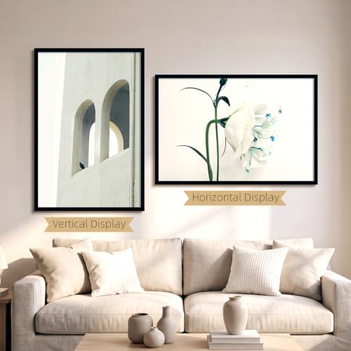 Lavezee Black 24x36 Poster Frame Wall Art Photo Display - Durable Metal
