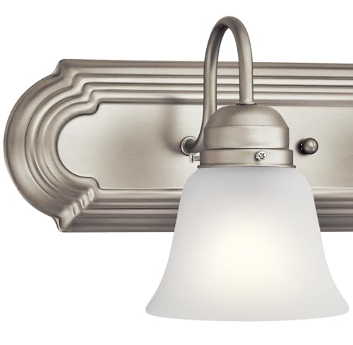 Kichler 5-Light Bathroom Vanity Light Fixture, Brushed Nickel, 36"