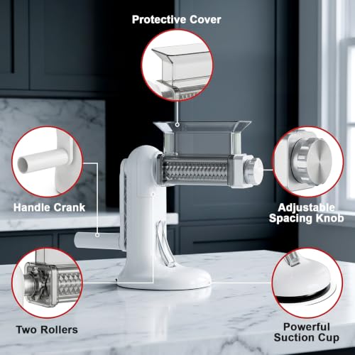 Transparent Gray Meat Tenderizer Tool with 3 Adjustable Spacing - Food-Grade Stainless Steel