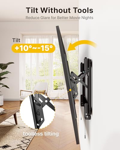 Heavy Duty Tilting TV Wall Mount Bracket 37-90 Inch Supports 200lbs - Variation of THIS listing