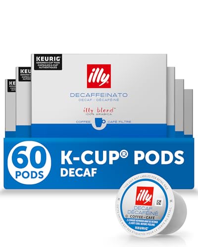 Decaf Medium Roast Coffee Pods - 10 Count Pack of 6 - Arabica Beans - Compatible with Keurig