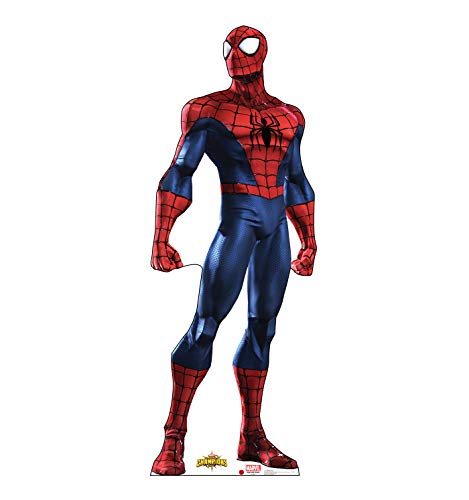 Spider-Man Cardboard Cutout - Marvel Contest of Champions, 72 Inch Standee for Parties & Events