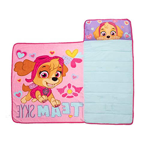 Paw Patrol Skye Toddler Nap Mat Set - 2 Piece Pink Bedtime Comfort for Girls