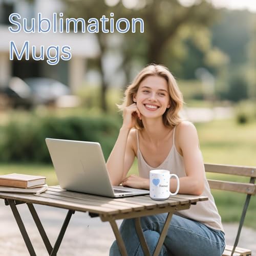15 Pack 15oz Sublimation Mugs with Boxes - White Coffee Cups for Custom Printing