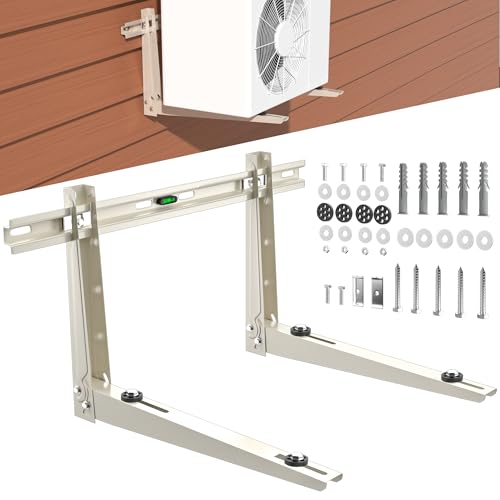 Mini Split Wall Mounting Bracket for 9000-36000 BTU - Heavy Duty Support with Adjustable Crossbar