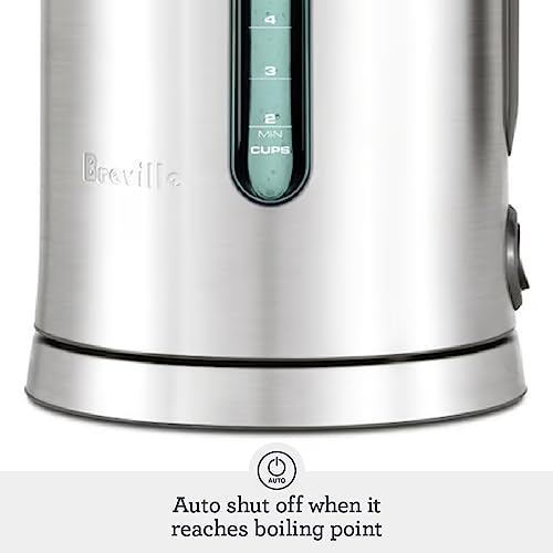 Breville BKE700BSS Soft Top 1.7L Hot Water Kettle - Brushed Stainless Steel