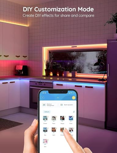 Govee RGB LED Strip Lights 32.8ft Smart Indoor Lighting with Voice Control