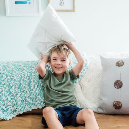 Little Sleepy Head Youth Bed Pillow 16x22 2-Pack - Soft Hypoallergenic Support