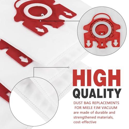 3D Airclean Dust Bags Replacement for Miele FJM Vacuum Compact C2