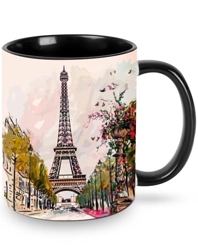 Paris Eiffel Tower Coffee Mug 11OZ Funny Ceramic Tea Cup Kitchen