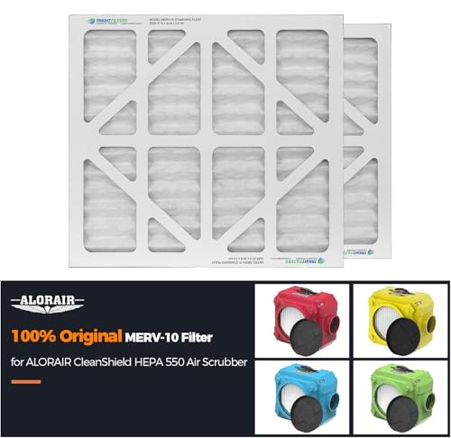 Air Filter Replacement Set for HEPA 550 Air Scrubber - Pack of 5, MERV-10