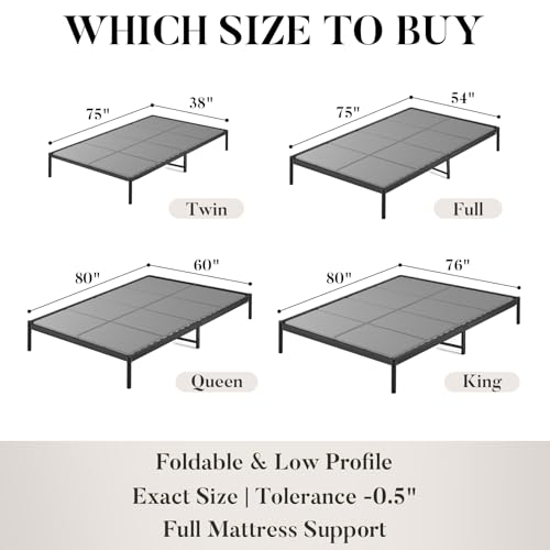 King Size Bunkie Board 76x80 Heavy Duty Breathable Bed Support - JUOIFIP Variation