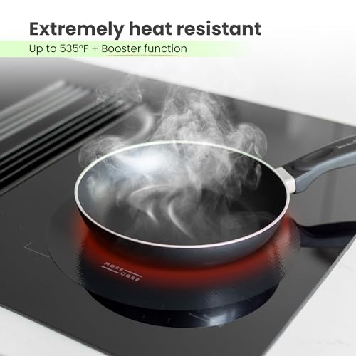 MoreCore Silicone Induction Hob Protector Set - Scratch & Spill Guard, Heat-Resistant, Reusable, 5 Pieces