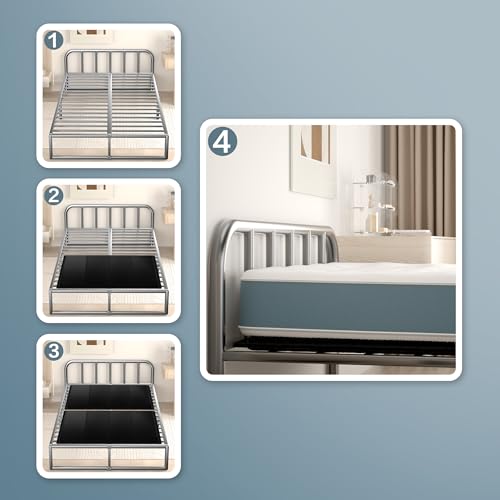Queen Size Bunkie Board 10MM Folding Spring Support, Light, Breathable & Moisture Resistant