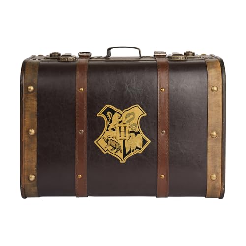 Large Harry Potter Hogwarts School Trunk - Official Decorative Storage Chest, 17.5"