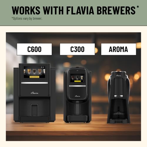 French Roast Coffee Freshpacks for Flavia Brewers - Dark Roast, 76 Pack