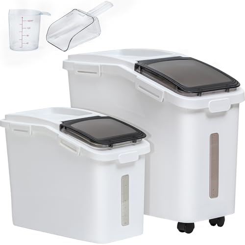 YITAHOME 65L/117lbs Large Ingredient Storage Bins, Commercial