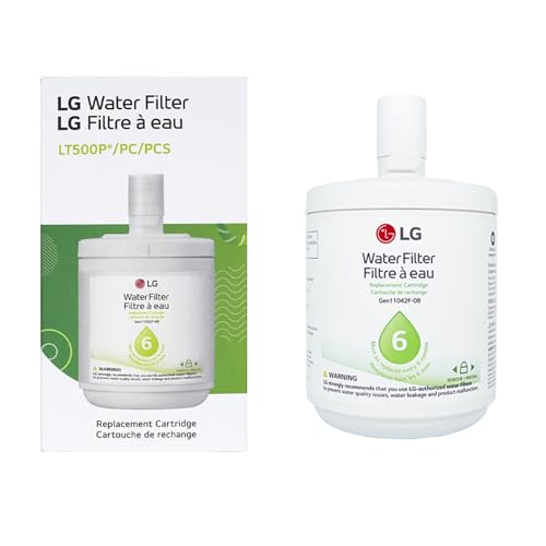 LG Replacement Water Filter LT500P - 6 Months / 500 Gallons NSF-Certified