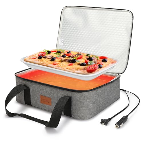 Electric Food Warmer Fit 9"x13"Casserole Carrier-12V/24V Car&110V