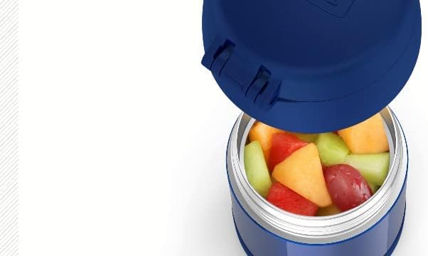 THERMOS FUNTAINER Insulated Food Jar - 10 Ounce Kid-Friendly Design with Foldable Spoon | Cars Theme