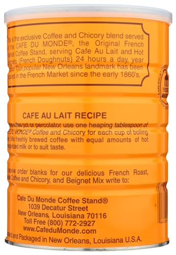 Cafe Du Monde Coffee & Chicory Blend 15oz Pack of 3 - Traditional New Orleans Coffee