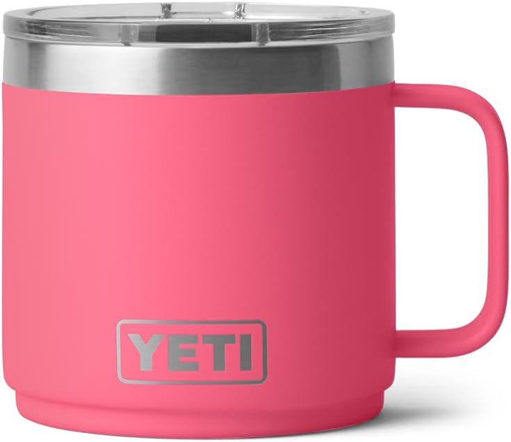YETI Rambler 14 oz Mug - Vacuum Insulated Stainless Steel with MagSlider Lid | Durable & Stylish