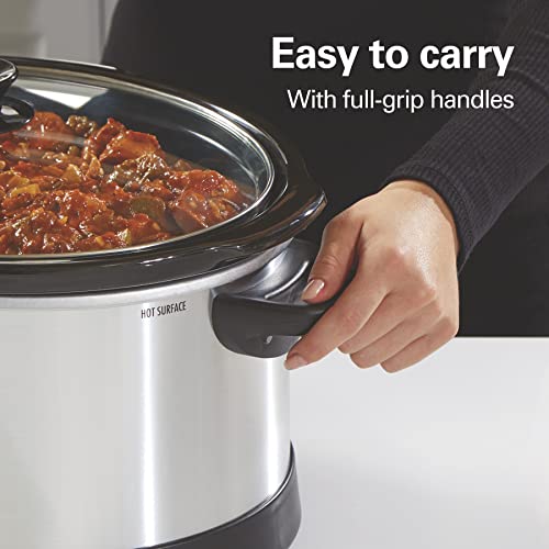 Hamilton Beach 8 Qt Programmable Slow Cooker with Timer & Removable Stoneware
