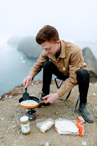 Camping Cookware Skillet - Non-Stick Aluminum, 8x8.5 Inches, Jetboil Variation
