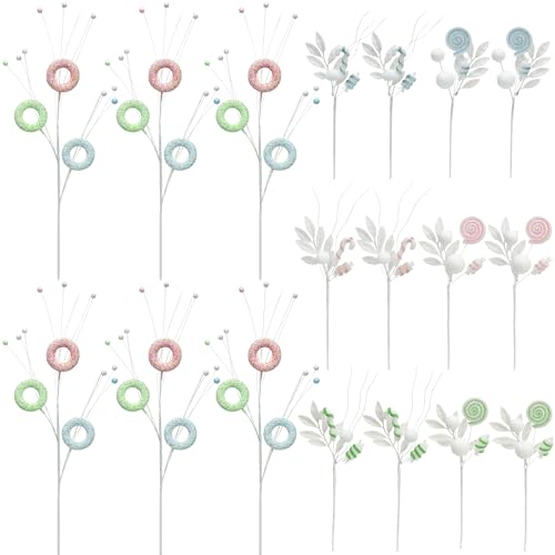 KI Store Candyland Christmas Tree Spray Set of 18 Candy Lollipop