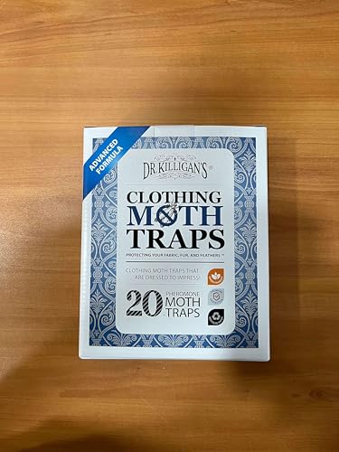 White Dr. Killigan's Clothing Moth Traps with Pheromones - Pack of 20