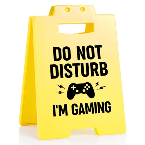 Funny Gaming Sign for Men & Boys - Do Not Disturb I’m Gaming Decor
