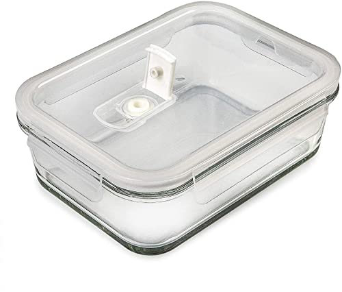 PrepNaturals 5 Pack 30oz Glass Meal Prep Containers - 1 Compartment Variation