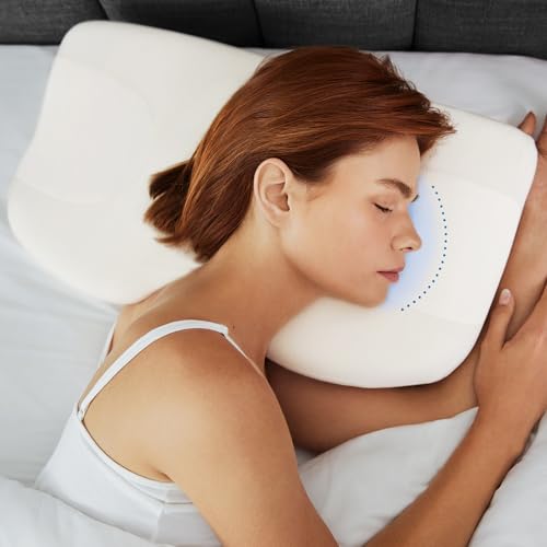Anti-Wrinkle Side Sleeper Pillow for Anti-Aging & Neck Support