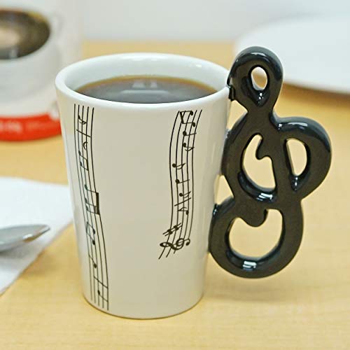 Clef Note Mug - Fairly Odd Novelties Musical Coffee Cup, 8oz