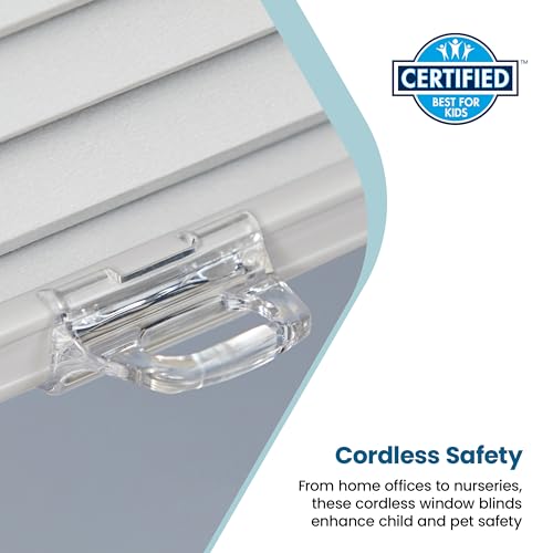 BlindsAvenue Cordless Cellular Shade White 46x48 Inches Inside Mount