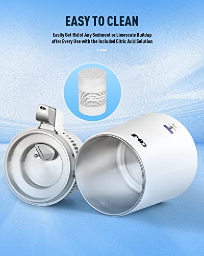 Water Distiller 1.1 Gallon Countertop Purified Water Maker - White 4L