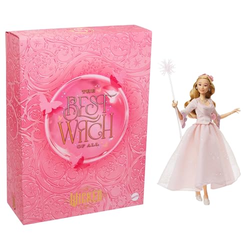 Mattel Glinda Doll from Wicked: For Good Collectible Fashion Toy with Removable Outfit