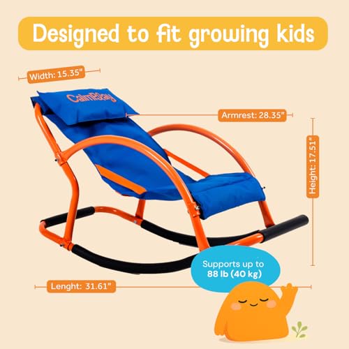 Kids Sensory Rocking Chair for Autism & Focus - Calming Indoor Seat
