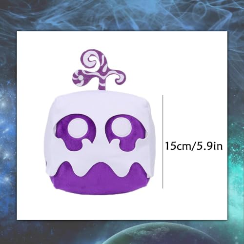 Zenitsu Blox Plush Toy Fruits Plush Toy Stuffed Toys Video Game Pillow for Kids Birthday Xmas Gift (Dough)