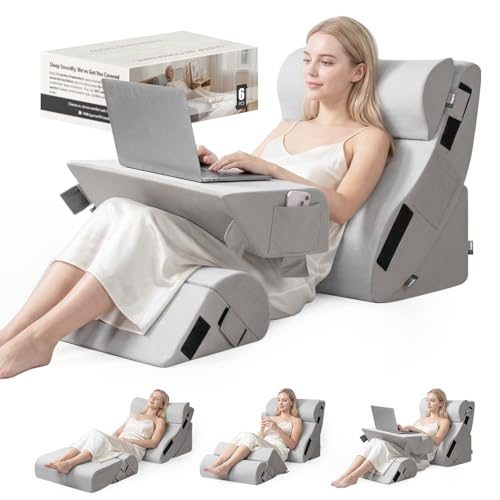 Orthopedic Wedge Pillow Set for Post-Surgery Recovery - Adjustable Support