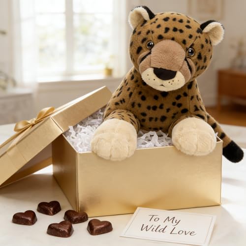 MaoGoLan Large Yellow Cheetah Plush Toy - 53 Inch Giant Stuffed Animal for Kids & Gifts