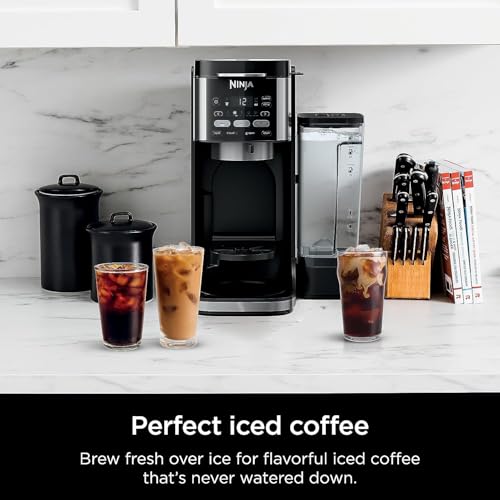Dual Brew Coffee Maker with Hot & Iced Options, 60oz Removable Reservoir