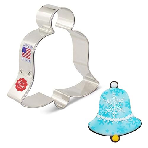 Ann Clark Christmas Church Bell Cookie Cutter 3.75-inch, Food-Safe USA Made