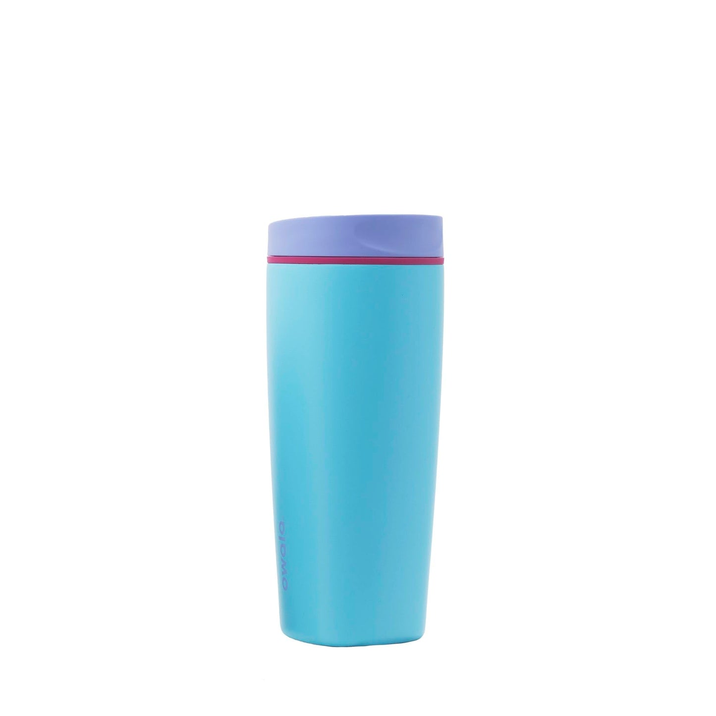 Owala SmoothSip Slider Insulated Stainless Steel Coffee Tumbler, Reusable Iced Coffee Cup, Hot Coffee Travel Mug, BPA Free 20 oz, In Bloom
